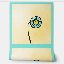 simple blue and yellow flower