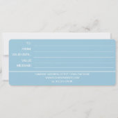 SIMPLE BLUE BUSINESS LOGO COMPANY CADEAUBON (Achterkant)