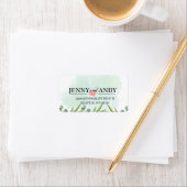 Simple Blush Greenery Succulent Wedding Address L Etiket (Insitu)