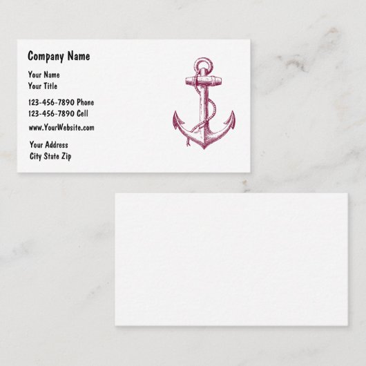 SImple Boating Visitekaartjes (Voorkant / Achterkant)