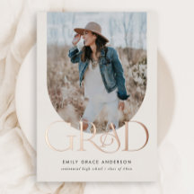 Simple Boho Arch Trendy Three Photo Afstuderen