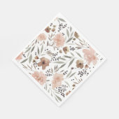 Simple Boho Flower Luncheon Napkin Servet (Hoek)