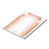 Simple Boho Teacher Notepad Notitieblok (Linkerzijde)