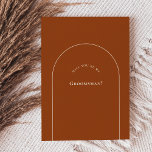 Simple Boho Terracotta Groomsman-voorstel Kaart<br><div class="desc">Dit Eenvoudige Boho Terracotta Groomsman-voorstel van de Kaart kenmerkt een gesofisticeerd gedempt palet van neutraal ivoor, gekoppeld aan prachtige mix en gelijke opties van roestterracotta, sage green, en pruimen. De onderverklaarde elegantie van eenvoudige typografie en zachte bogen creëer een verzachtend en gepolijst estheticum met een klassieke, minimalistische stijl. De coördinerende...</div>