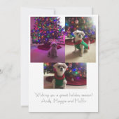 Simple Bold Happy Holidays Card Kaart (Achterkant)