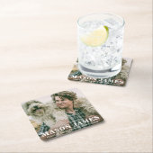 Simple Bold Name Guy Photo Afstuderen Kartonnen Onderzetters (Insitu)