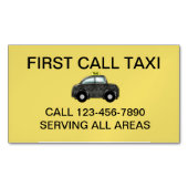 Simple Bold Tax Service Visitekaartje Magnets Magnetisch Visitekaartje (Voorkant)