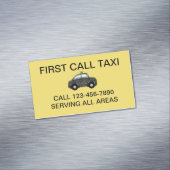 Simple Bold Tax Service Visitekaartje Magnets Magnetisch Visitekaartje (Voorbeeld)