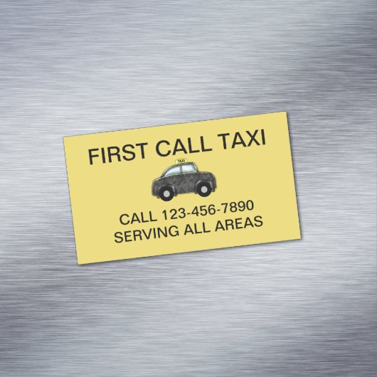 Simple Bold Tax Service Visitekaartje Magnets Magnetisch Visitekaartje (Voorbeeld)