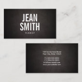 Simple Bold Text Florist Visitekaartje (Voorkant / Achterkant)