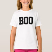 Simple “Boo” Halloween Trucker Hat T-shirt (Voorkant)