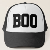 Simple “Boo” Halloween Trucker Hat  Trucker Pet (Voorkant)