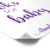 Simple Books for Baby | The Purple Book Dropoff Poster (Hoek)