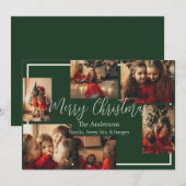 Simple Border Holiday Card Feestdagenkaart (Voorkant / Achterkant)