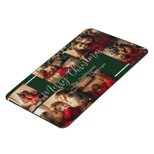 Simple Border Holiday Card  Magneet (Linkerzijde)