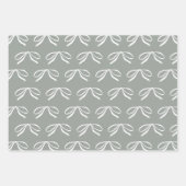 Simple Bow Christmas Holiday Gift Inpakpapier Vel (Voorkant 2)