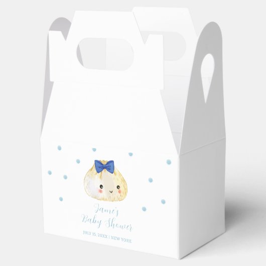 Simple Boy Little Dumpling Baby shower Bedankdoosjes (Geopend)