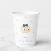 Simple Boy Little Dumpling Baby shower Papieren Bekers (Achterkant)