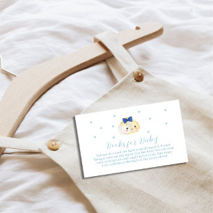 Simple Boy Little Dumpling Boeken voor Baby shower Informatiekaartje