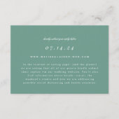 Simple Branch Wedding Online RSVP en Info Kaart (Voorkant)