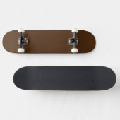Simple Brown Authority® Persoonlijk Skateboard (Horizontaal)