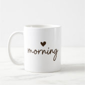 Simple Brown "Morning" Koffiemok (Links)