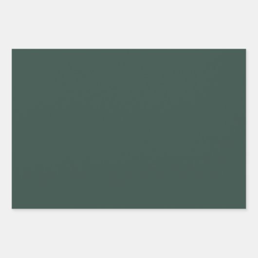 Simple Brunswick Green Inpakpapier Vel (Voorkant 3)