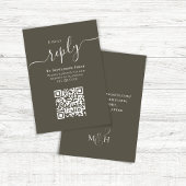 Simple Budget QR Code RSVP Wedding