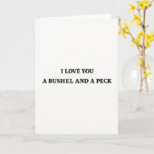 Simple Bushel Peck Love Card Kaart (Gele Bloem)