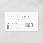 Simple Business Card-template Visitekaartje (Achterkant)