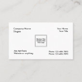 Simple Business Card-template Visitekaartje (Voorkant)