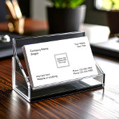 Simple Business Card-template Visitekaartje