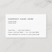 Simple Business Card-template Visitekaartje (Voorkant)