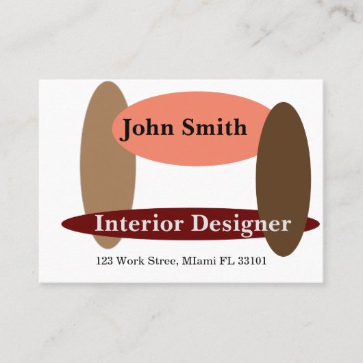 Simple business card visitekaartje (Voorkant)