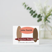 Simple business card visitekaartje (Staand voorkant)