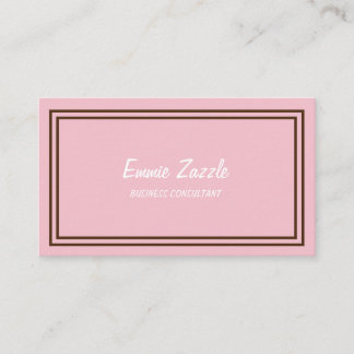 Simple business card visitekaartje