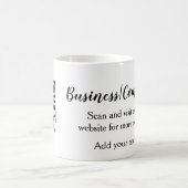 Simple business company website barcode QR add nam Koffiemok (Center)