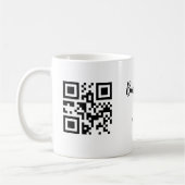 Simple business company website barcode QR add nam Koffiemok (Links)