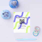 Simple business company website QR add nam Flyer (Enkel)