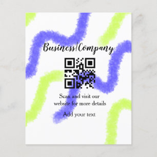 Simple business company website QR add nam Flyer
