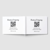 Simple business company website QR add nam Gastenboek (Volledig)