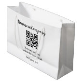 Simple business company website QR add nam Groot Cadeauzakje (Voorkant Gekanteld)