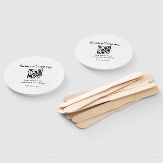 Simple business company website QR add nam Handwaaier (Niet-gemonteerd)