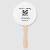 Simple business company website QR add nam Handwaaier (Voorkant)