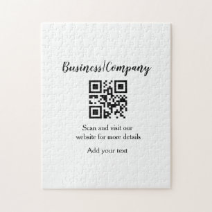 Simple business company website QR add nam Legpuzzel