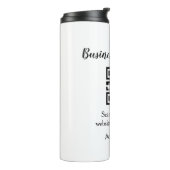 Simple business company website QR add nam Thermosbeker (Gedraaid links)