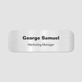 Simple Business Employee Classic Name Tag