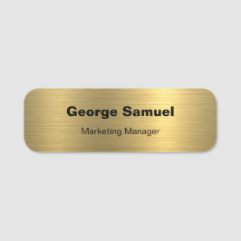Simple Business Employee Classic Name Tag