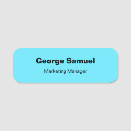 Simple Business Employee Classic Name Tag