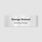 Simple Business Employee Classic Name Tag (Voorkant)